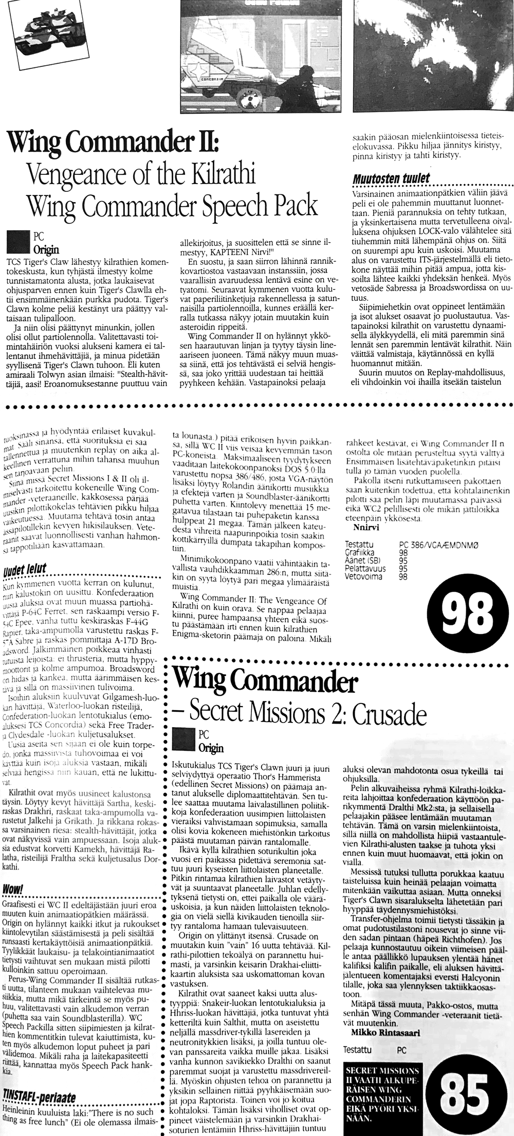 Wing Commander II: Vengeance of the Kilrathi